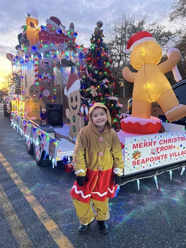 West Cape May Christmas Parade 2024 2nd Place Small Group Seapointe